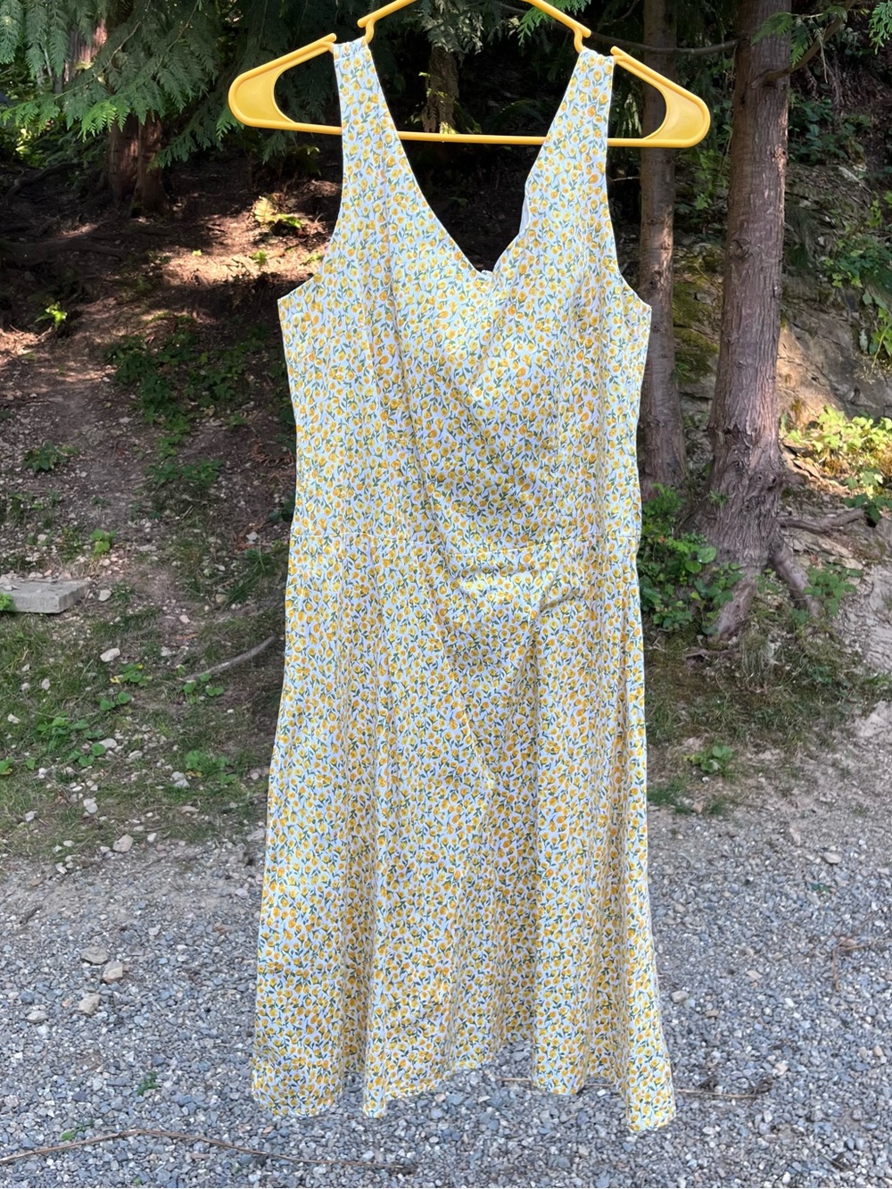 R&K Yellow Floral Midi Dress